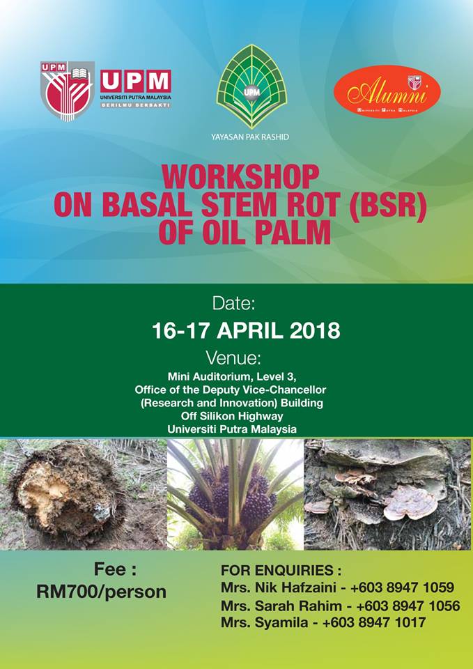 Workshop on Basal Stem Rot of Oil Palm